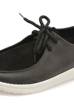 Mocasini GOLD DEER negri, 4534321, din piele intoarsa imagine