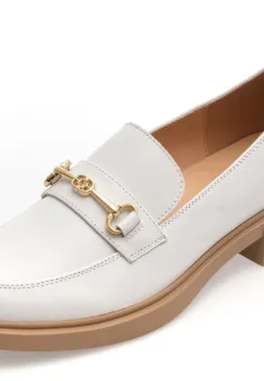 Mocasini GRYXX albi, 236, din piele naturala imagine