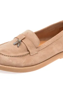 Mocasini GRYXX bej, 617871, din piele intoarsa imagine