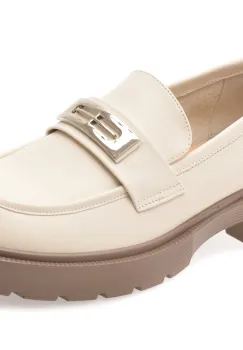 Mocasini GRYXX bej, 8987, din piele naturala imagine