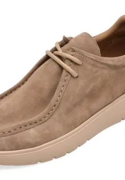 Mocasini GRYXX bej, QS845, din piele intoarsa imagine