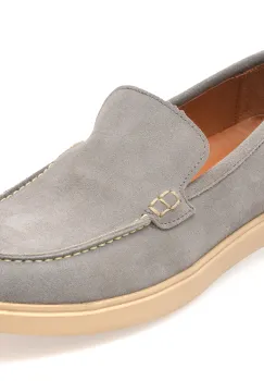 Mocasini GRYXX gri, 13105, din piele intoarsa imagine