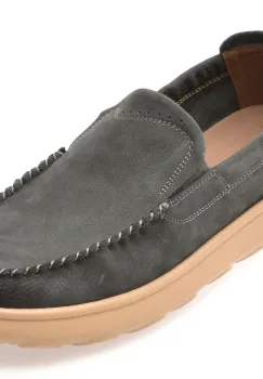 Mocasini GRYXX gri, 98052, din piele naturala imagine