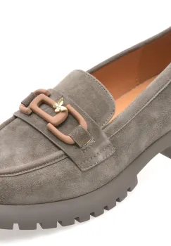 Mocasini GRYXX gri, V856G45, din piele intoarsa imagine