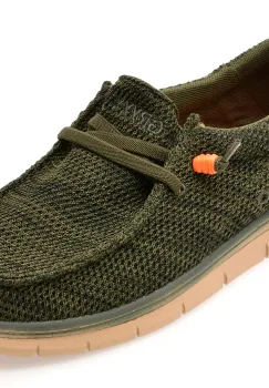 Mocasini GRYXX kaki, 40083, din material textil imagine