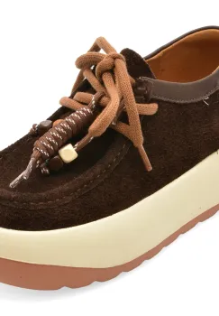 Mocasini GRYXX maro, 2527, din piele intoarsa imagine