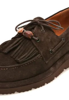Mocasini GRYXX maro, 3642615, din piele intoarsa imagine