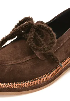 Mocasini GRYXX maro, 3701216, din piele intoarsa imagine