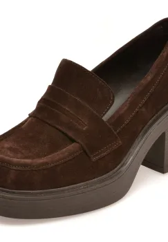Mocasini GRYXX maro, 3772512, din piele intoarsa imagine