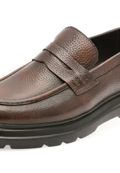 Mocasini GRYXX maro, FH254, din piele naturala imagine