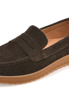 Mocasini GRYXX maro, TG1899, din piele intoarsa imagine