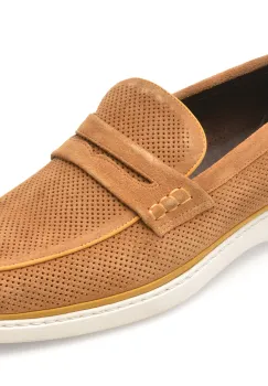 Mocasini GRYXX maro, Y168, din piele naturala imagine