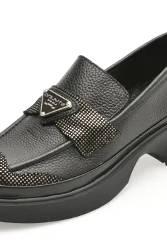 Mocasini GRYXX negri, 387394, din piele naturala imagine