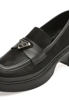 Mocasini GRYXX negri, 387401, din piele intoarsa imagine