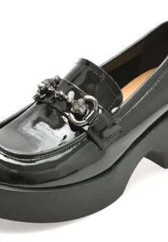 Mocasini GRYXX negri, 88170, din piele naturala lacuita imagine