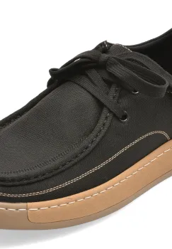 Mocasini GRYXX negri, 93662, din material textil imagine