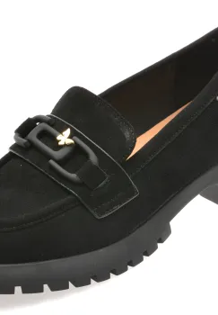 Mocasini GRYXX negri, V856G45, din piele intoarsa imagine