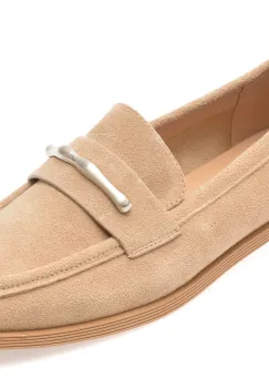 Mocasini GRYXX nude, 1313C15, din piele intoarsa imagine