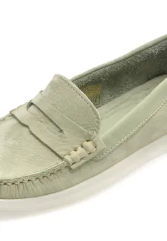 Mocasini GRYXX verzi, 7016, din nabuc imagine