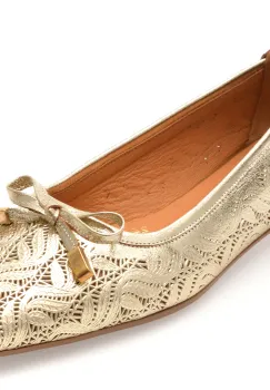 Mocasini IMAGE aurii, 2842870, din piele naturala imagine