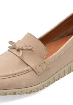Mocasini IMAGE bej, 261007, din nabuc imagine