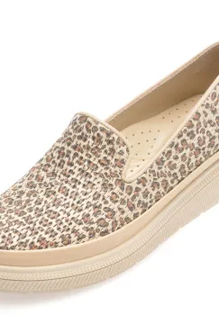 Mocasini IMAGE bej, 38161, din piele naturala imagine