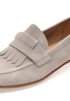 Mocasini IMAGE gri, V706C25, din piele intoarsa imagine