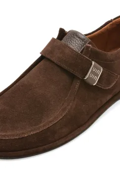 Mocasini IMAGE maro, 1614039, din piele intoarsa imagine