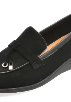 Mocasini IMAGE negri, 1385H16, din piele intoarsa imagine