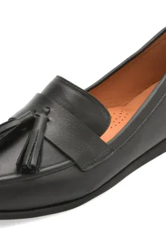 Mocasini IMAGE negri, 261002, din piele naturala imagine