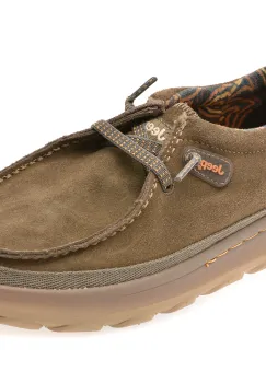 Mocasini JEEP gri, M52040A, din piele intoarsa imagine
