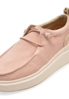 Mocasini JEEP roz, 61530, din material textil imagine