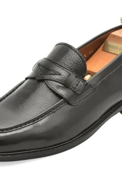 Mocasini LE COLONEL negri, 73202, din piele naturala imagine