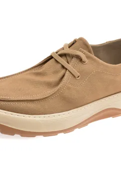 Mocasini OTTER gri, 516001, din material textil imagine