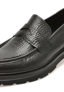 Mocasini OTTER negri, 25M36, din piele naturala imagine