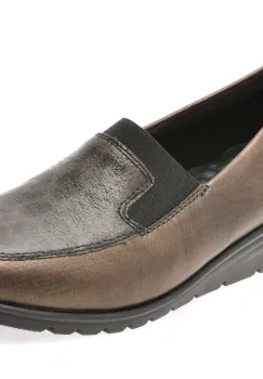 Mocasini RIEKER maro, L5351, din piele naturala imagine
