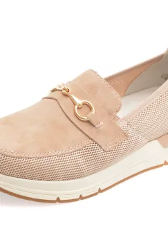Mocasini RIEKER roz, 58955, din material textil imagine