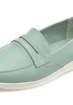 Mocasini SHOOZY albastri, EV2749, din piele naturala imagine