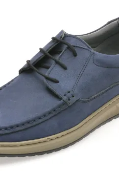 Mocasini SHOWMAN bleumarin, SH4102, din nabuc imagine