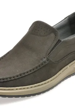 Mocasini SHOWMAN gri, SH4101, din nabuc imagine