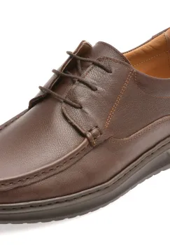 Mocasini SHOWMAN maro, SH4102, din piele naturala imagine