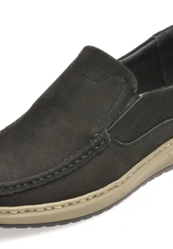 Mocasini SHOWMAN negri, SH4101, din nabuc imagine