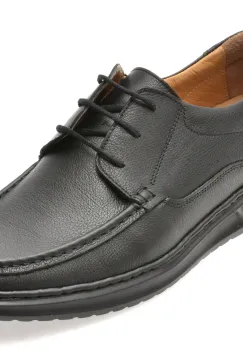 Mocasini SHOWMAN negri, SH4102, din piele naturala imagine