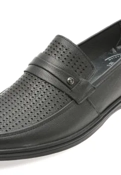 Mocasini SHOWMAN negri, SH5101, din piele naturala imagine