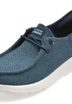 Mocasini SKECHERS bleumarin, GO WALK MAX, din material textil imagine