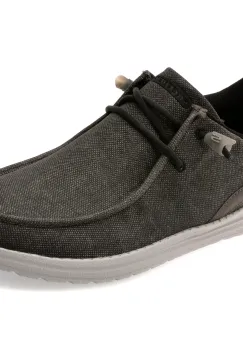 Mocasini SKECHERS gri, MELSON, din material textil imagine