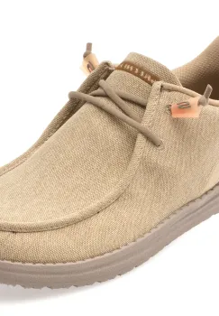 Mocasini SKECHERS gri, MELSON, din material textil imagine