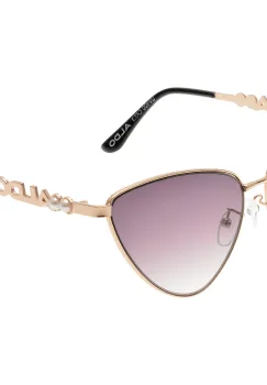 Ochelari de soare ALDO aurii, COUTURE 710, din metal imagine