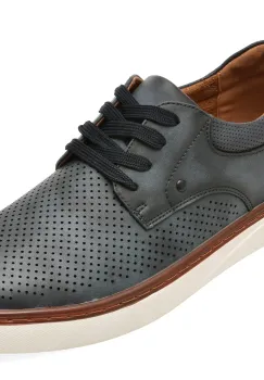 Pantofi BITE THE BULLET bleumarin, Q165, din piele naturala imagine