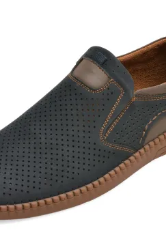 Pantofi BITE THE BULLET bleumarin, Q212, din piele naturala imagine